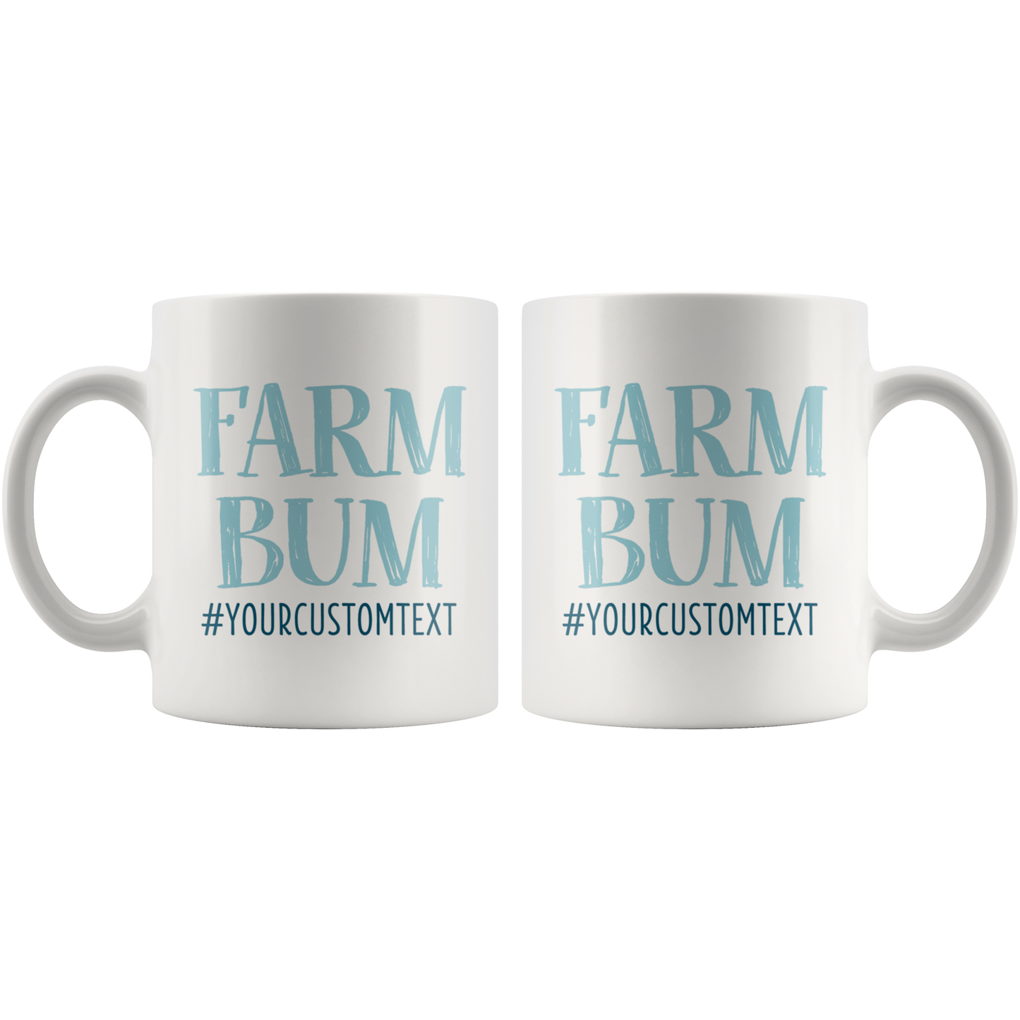 Farm Bum Custom Coffee Mug - 11oz or 15oz