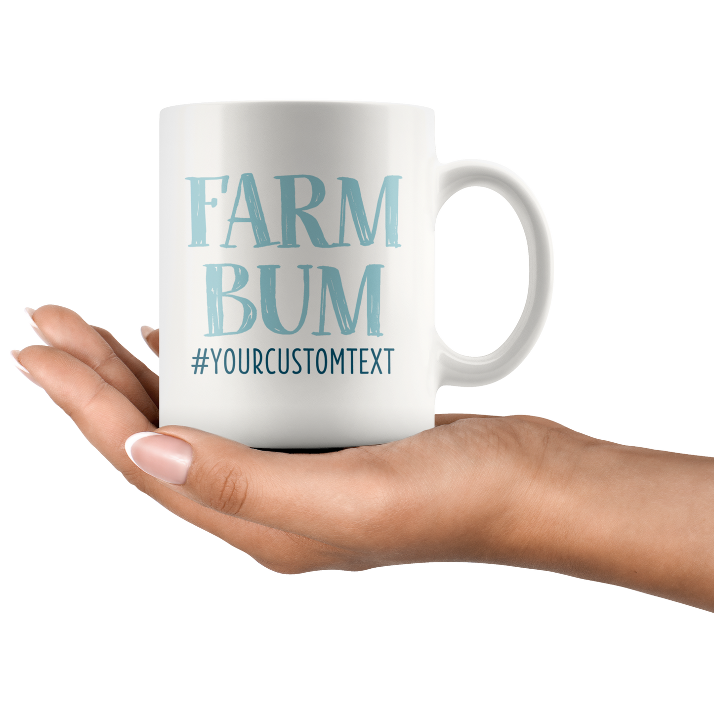 Farm Bum Custom Coffee Mug - 11oz or 15oz
