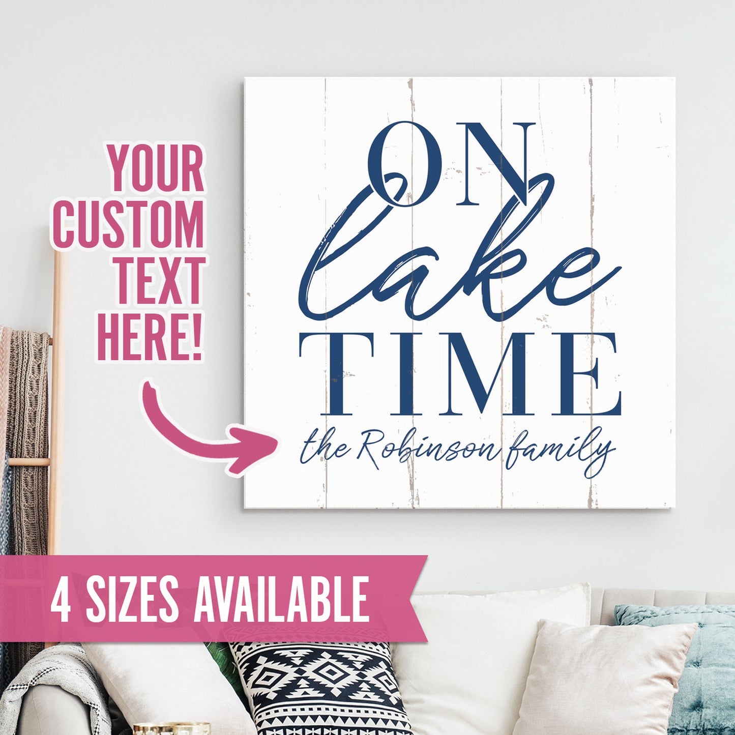 On Lake Time - Custom Smith Mountain Lake Home Decor