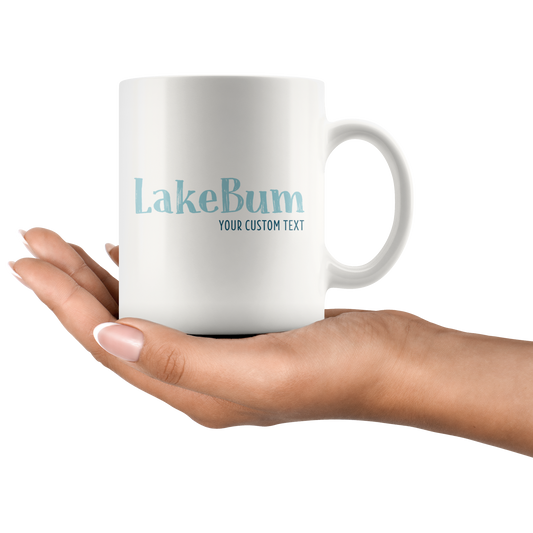 Lake Bum Custom Coffee Mug