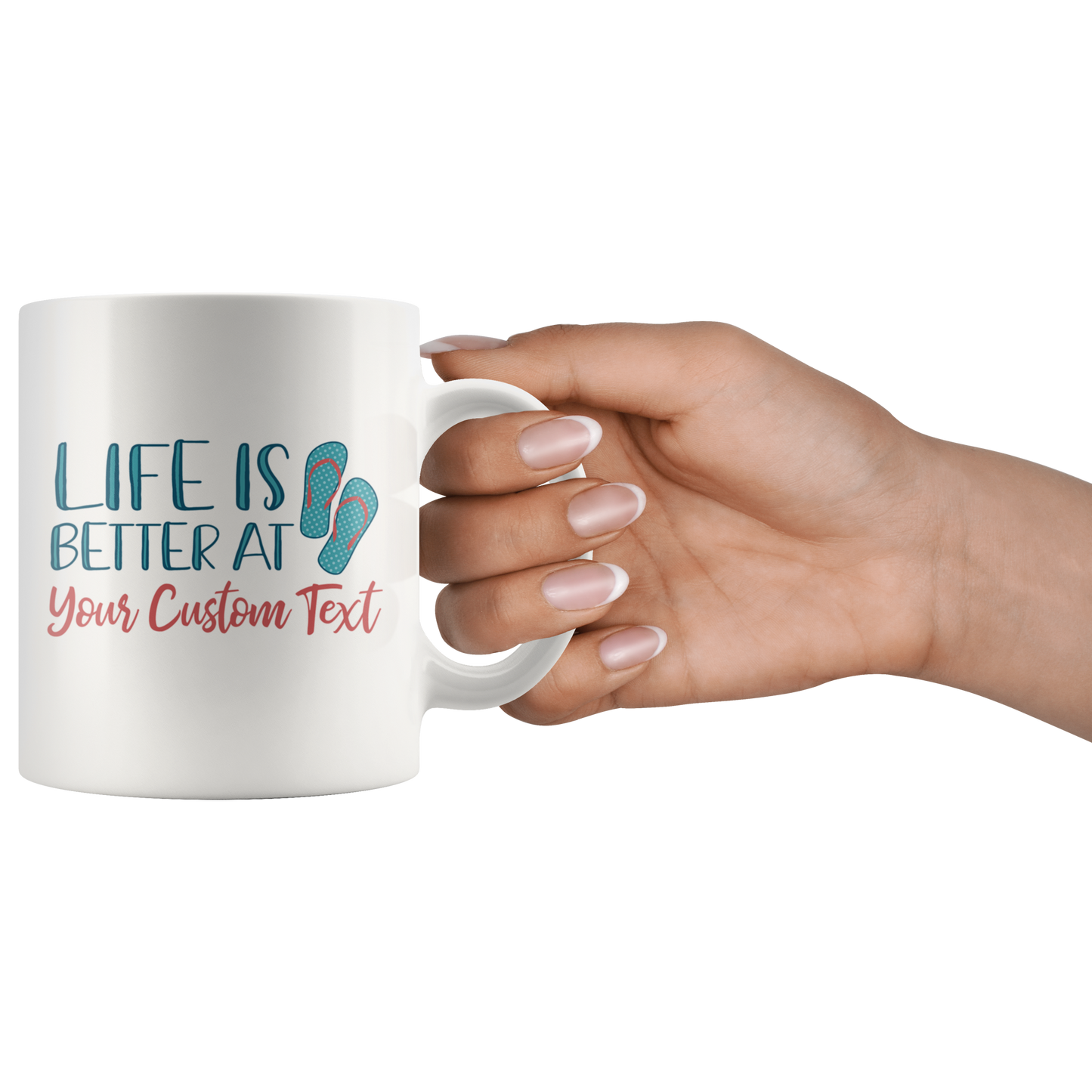 Life Is Better At The Lake Custom Coffee Mug