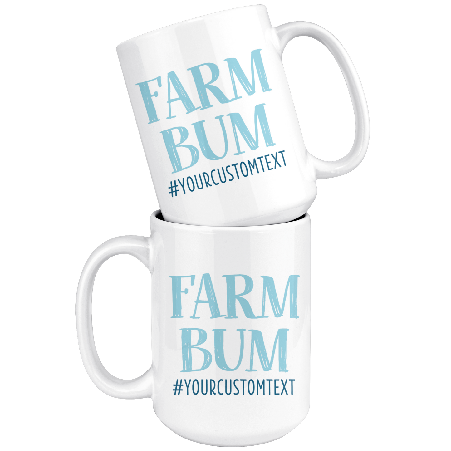 Farm Bum Custom Coffee Mug - 11oz or 15oz