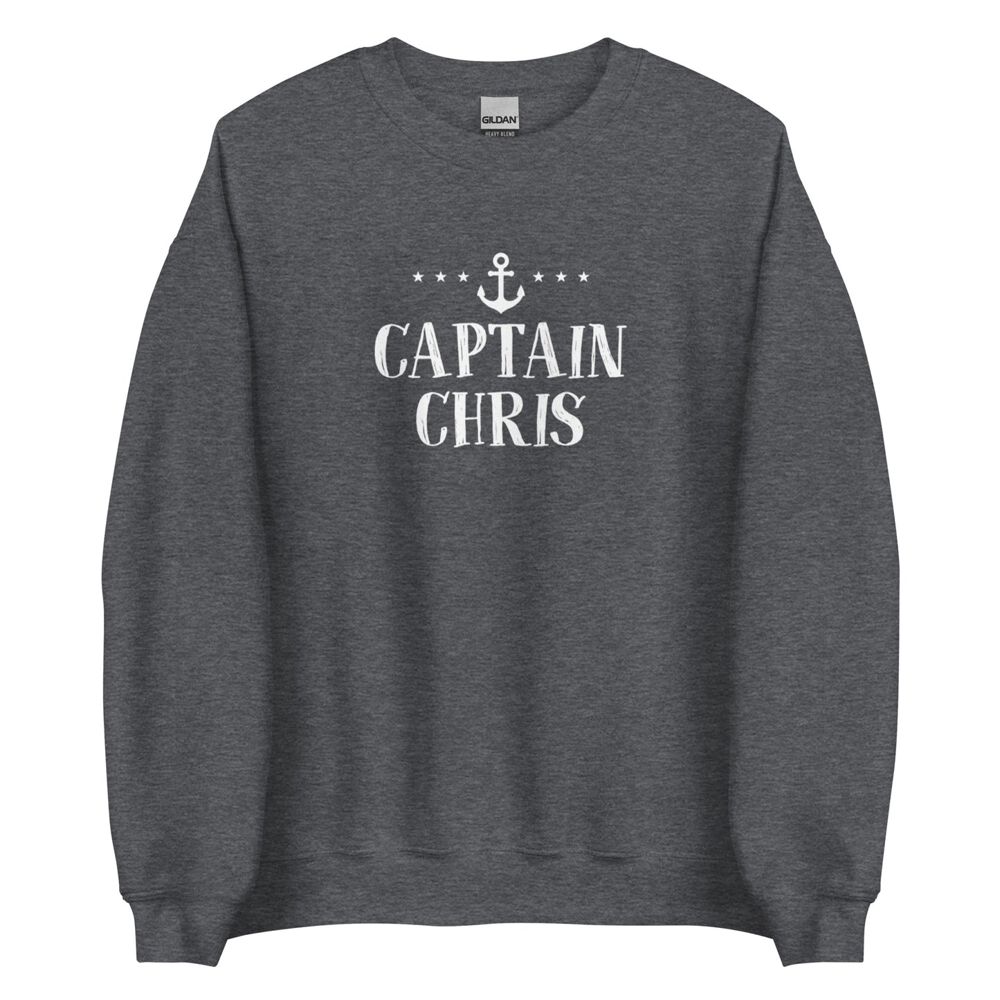 Personalized SML Boat Captain Unisex Crewneck Sweatshirt