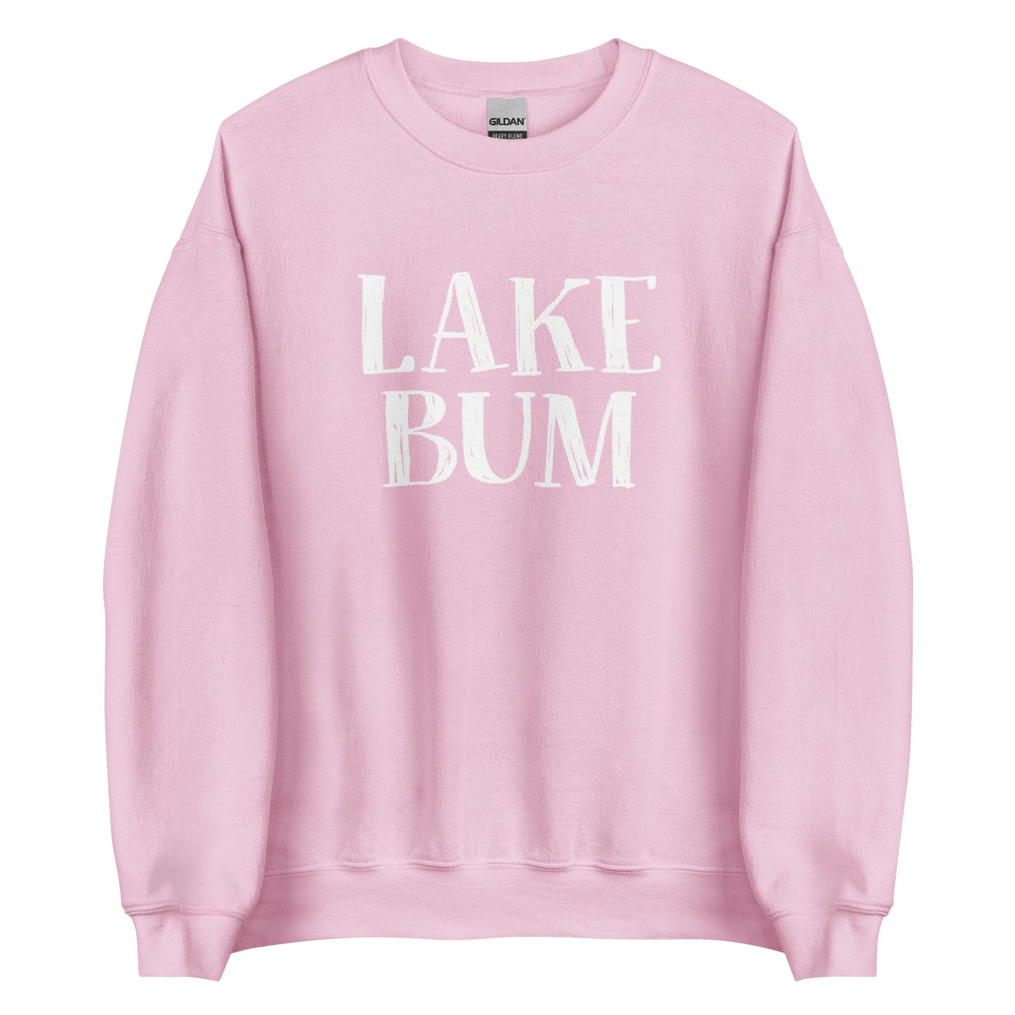 Lake Bum Stacked Unisex Crewneck Sweatshirt
