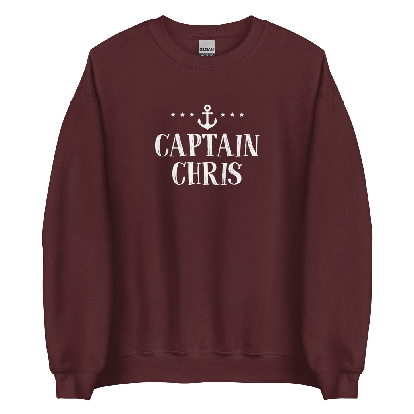 Personalized SML Boat Captain Unisex Crewneck Sweatshirt