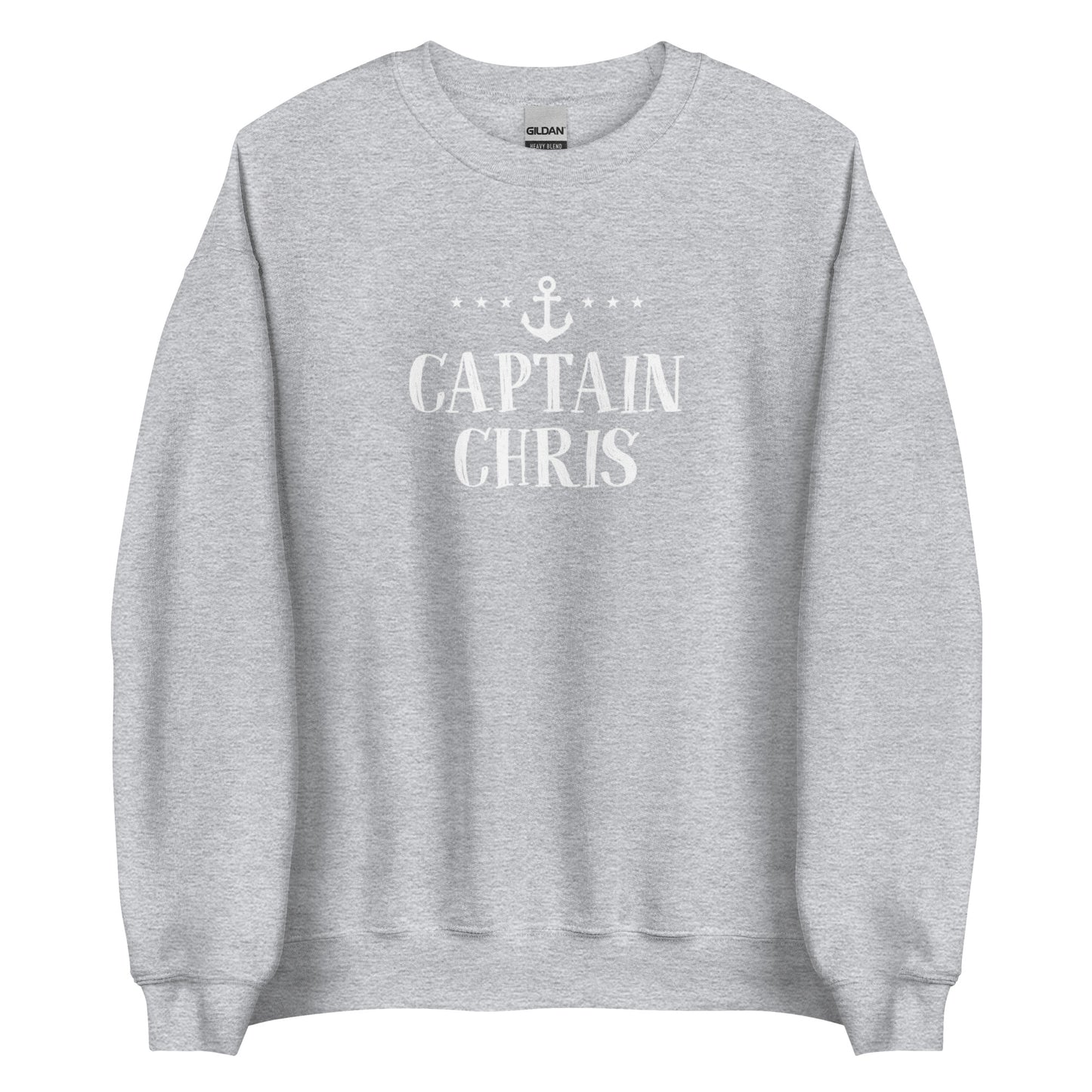 Personalized SML Boat Captain Unisex Crewneck Sweatshirt