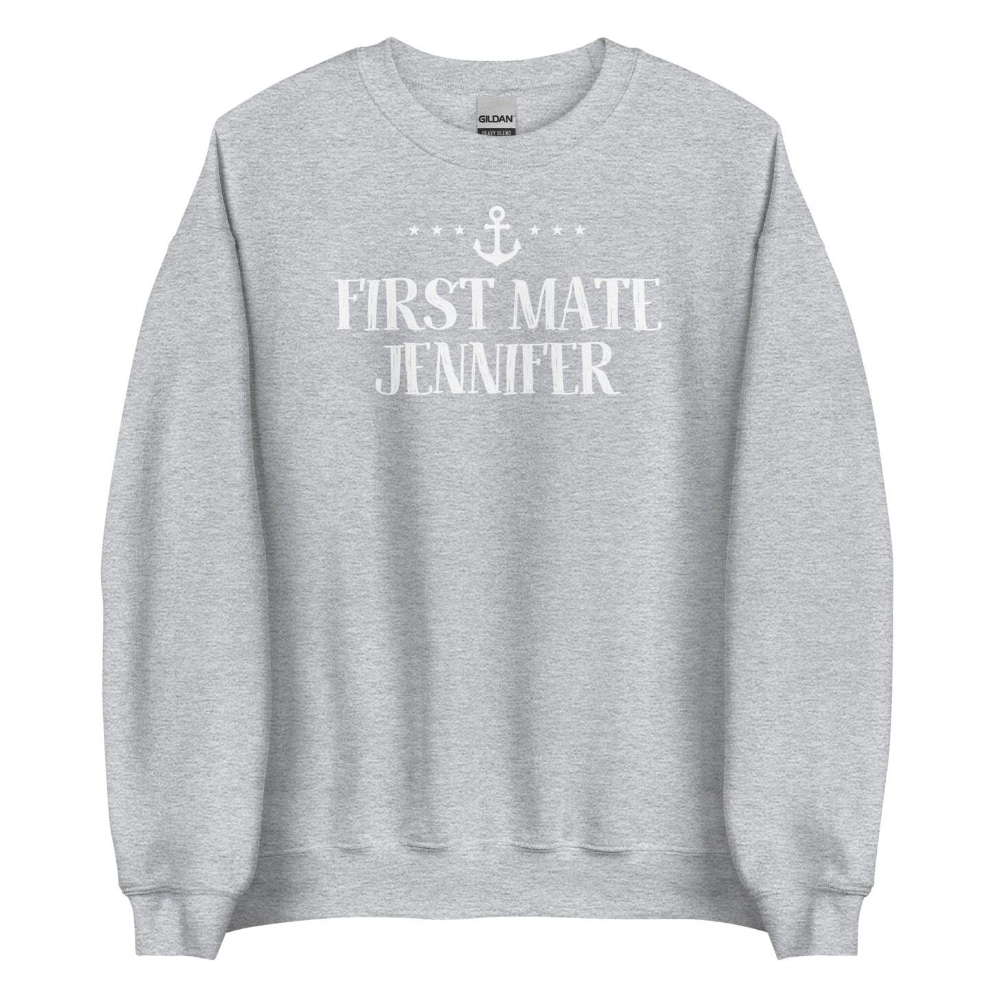 Personalized SML First Mate Unisex Crewneck Sweatshirt