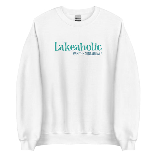 Lakeaholic Smith Mountain Lake Unisex Crewneck Sweatshirt