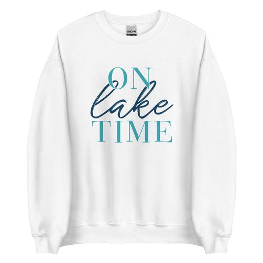 On Lake Time Unisex Crewneck Sweatshirt