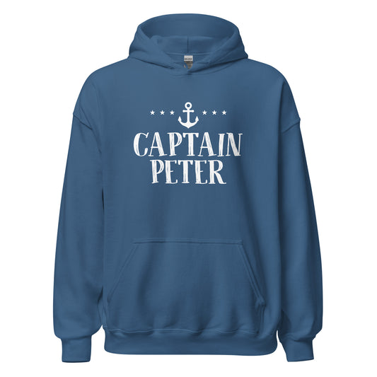 Personalized Boat Captain Unisex Hoodie Sweatshirt
