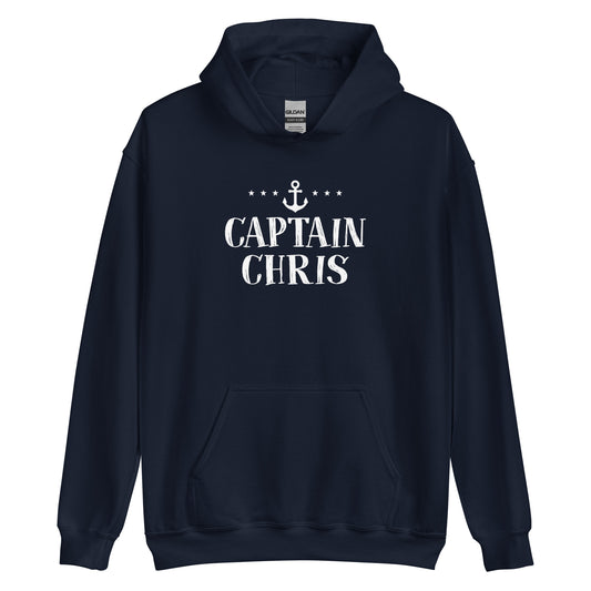 Personalized SML Boat Captain Unisex Hoodie Sweatshirt