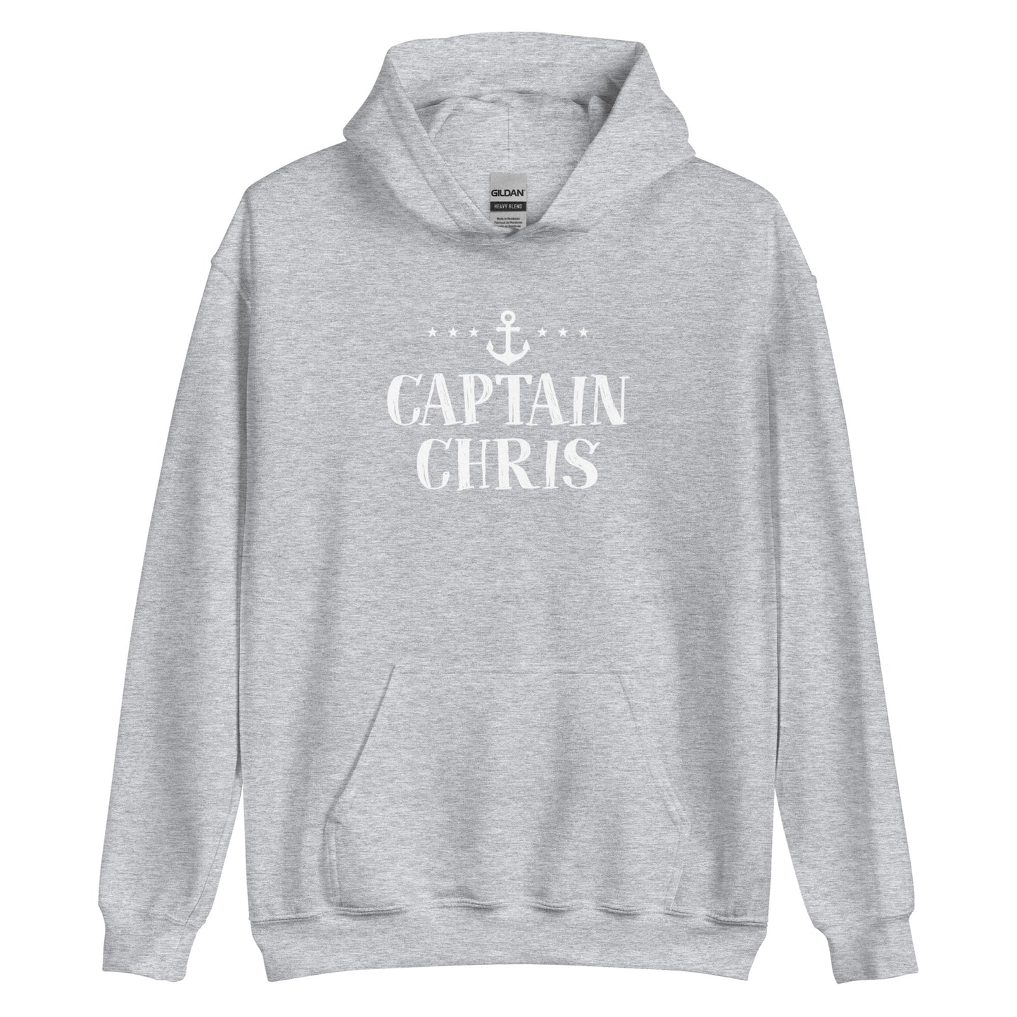 Personalized SML Boat Captain Unisex Hoodie Sweatshirt