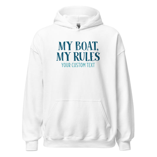 My Boat, My Rules - Smith Mountain Lake Unisex Hoodie Sweatshirt