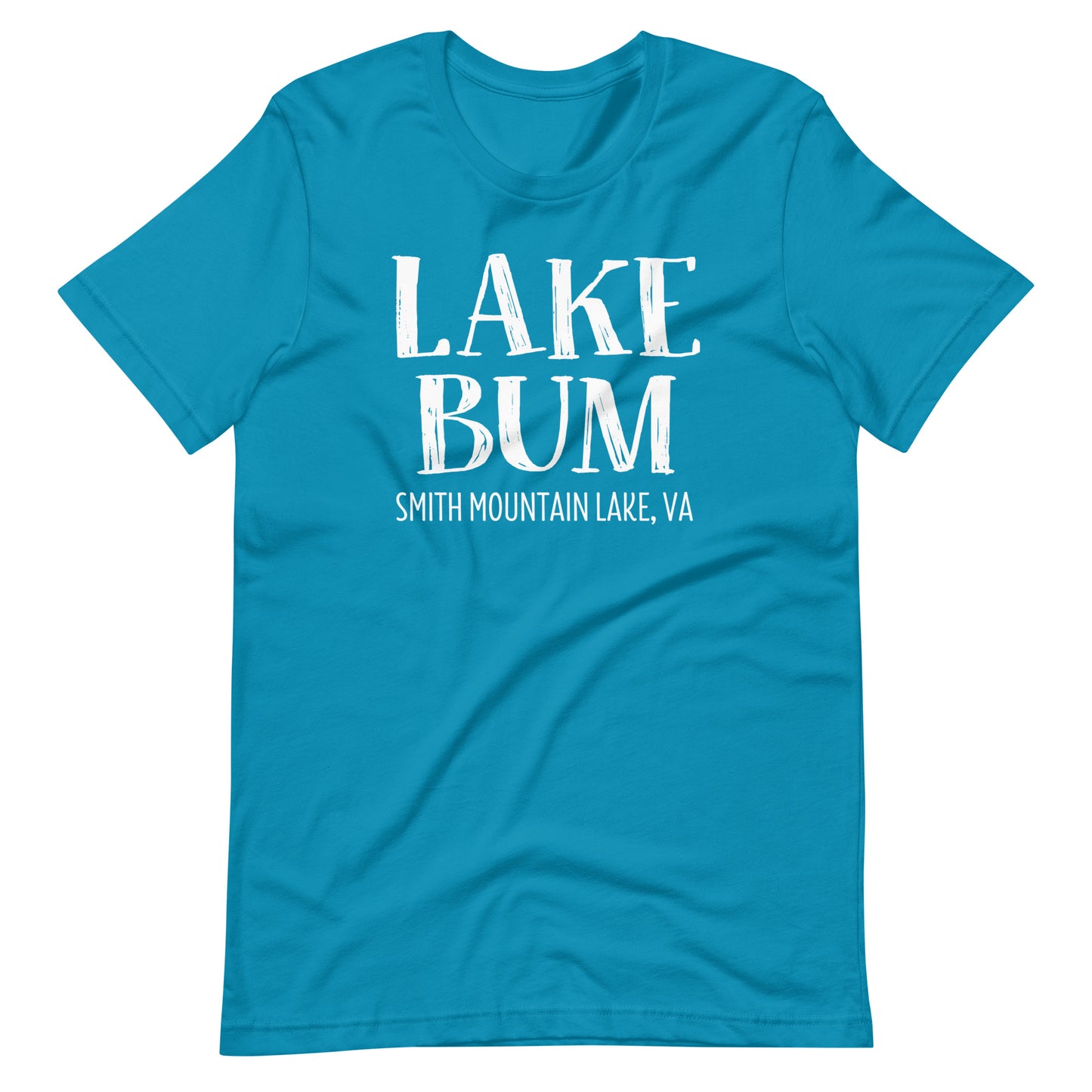 Lake Bum Stacked Design Smith Mountain Lake Short Sleeve Unisex T-Shirt