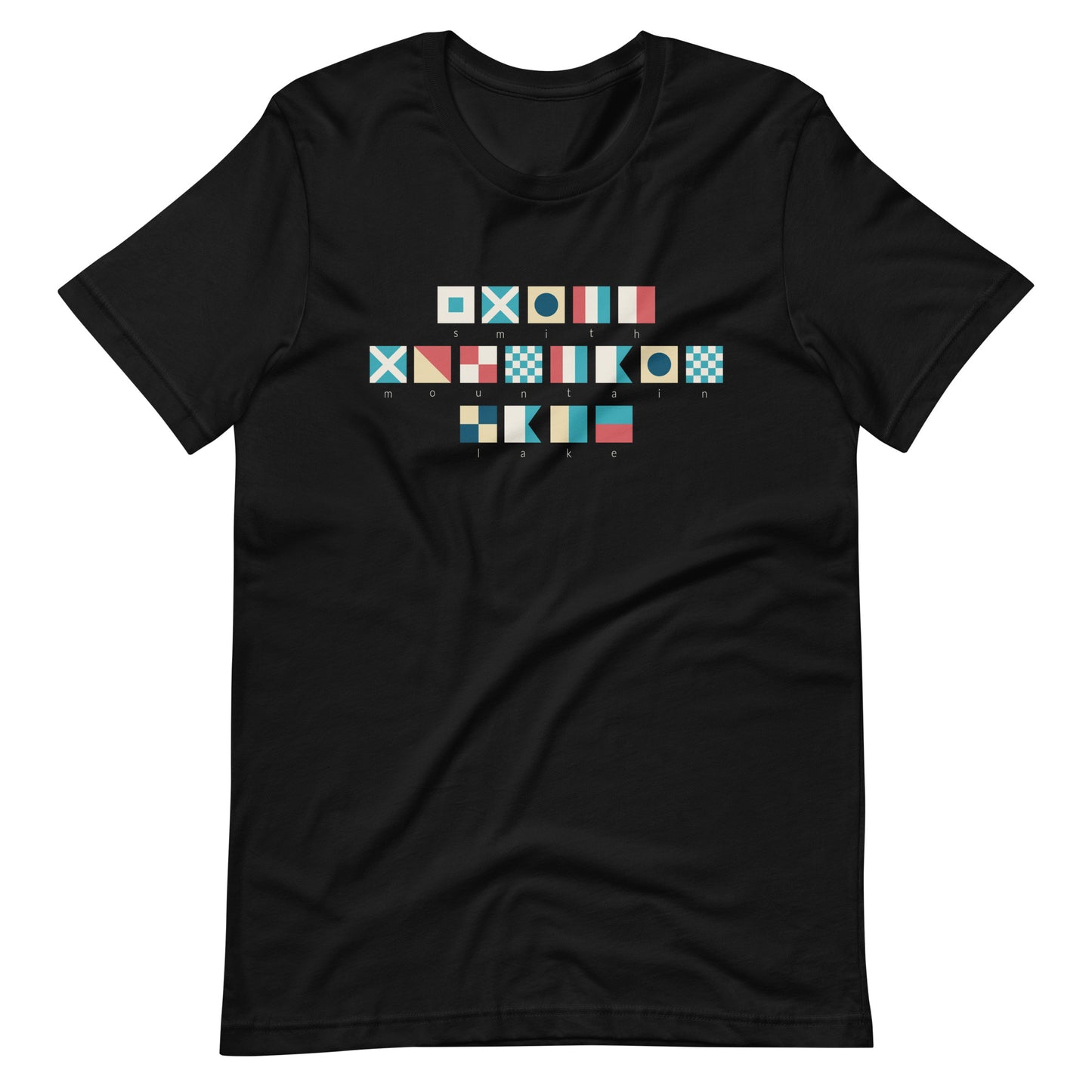 Smith Mountain Lake Nautical Flags Unisex T-shirt