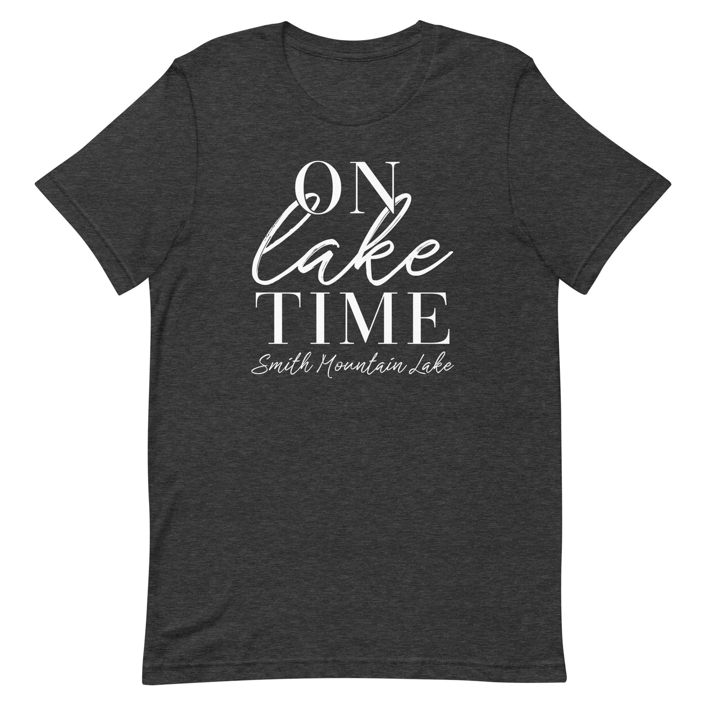 On Lake Time - Smith Mountain Lake, VA Unisex Short Sleeve T-Shirt