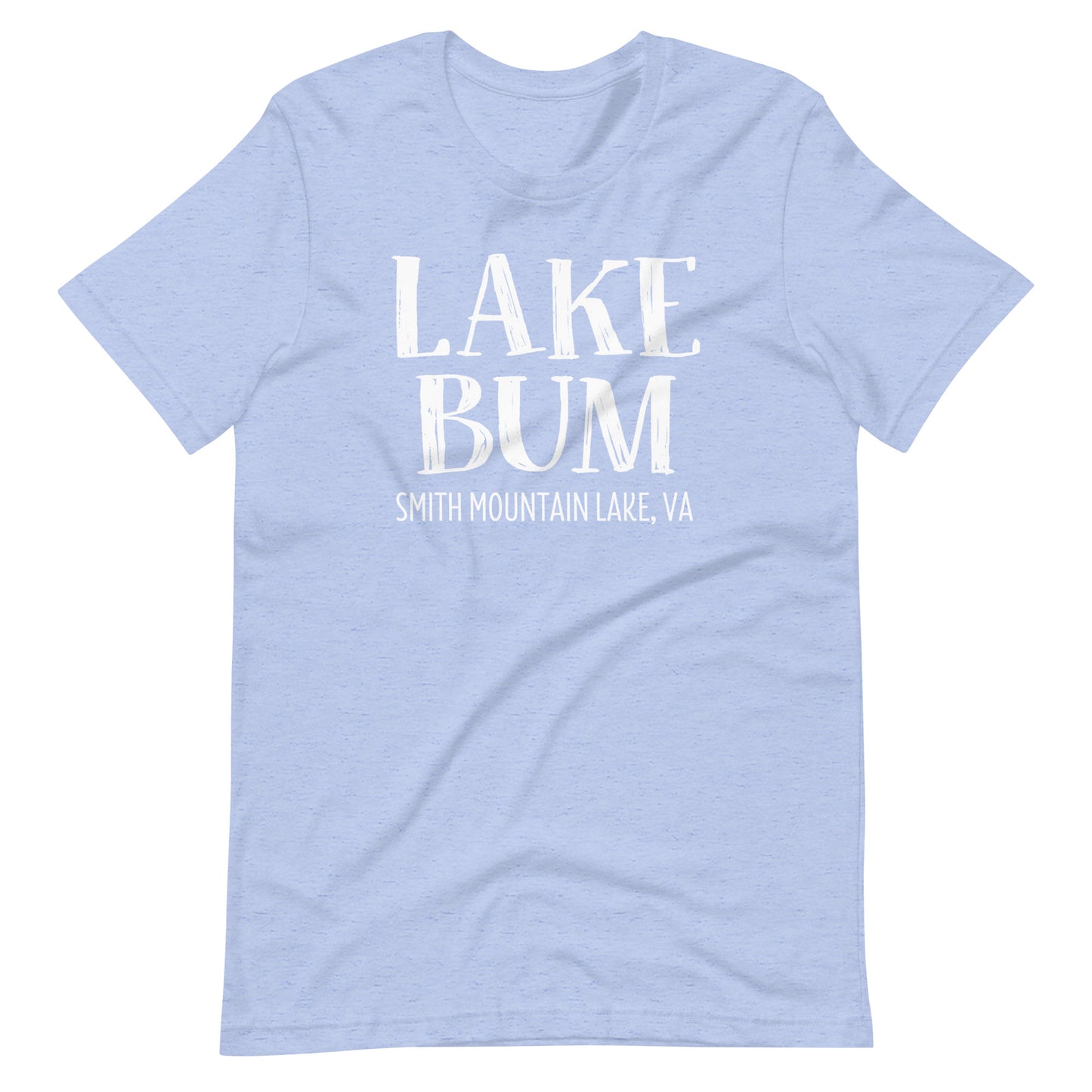 Lake Bum Stacked Design Smith Mountain Lake Short Sleeve Unisex T-Shirt