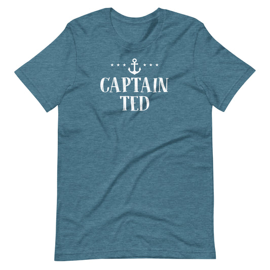 Personalized SML Boat Captain Unisex Short Sleeve T-Shirt