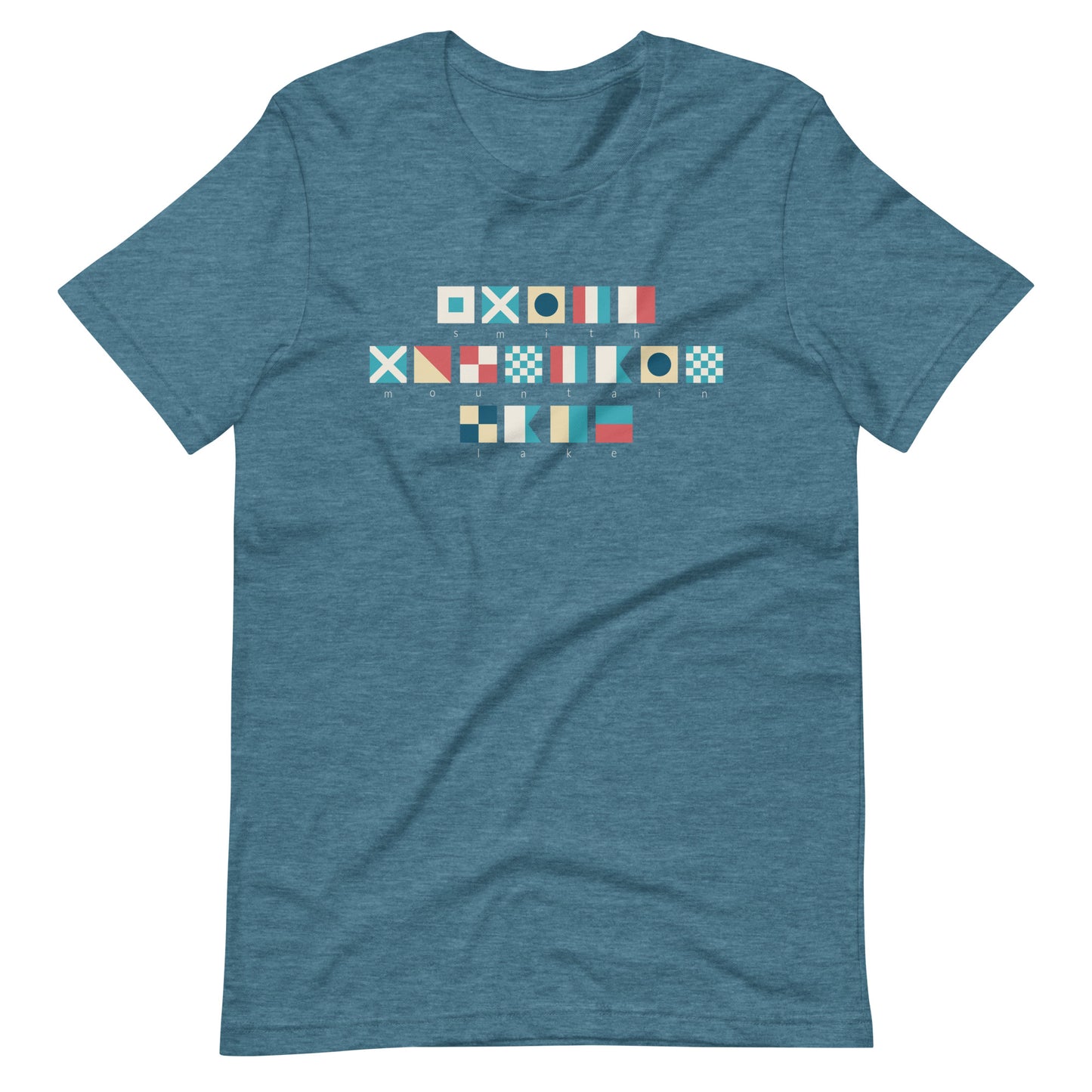 Smith Mountain Lake Nautical Flags Unisex T-shirt