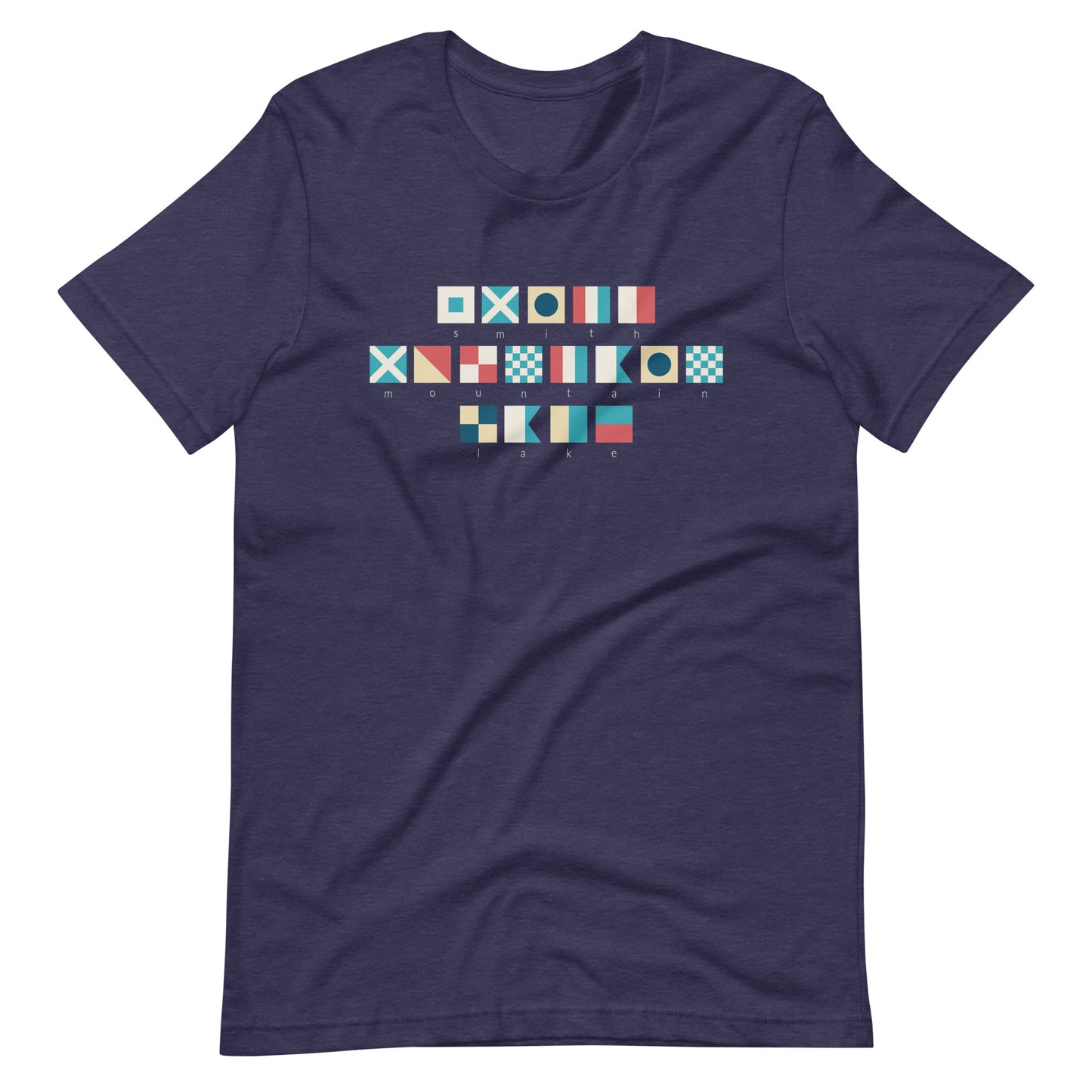 Smith Mountain Lake Nautical Flags Unisex T-shirt
