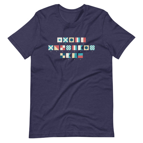 Smith Mountain Lake Nautical Flags Unisex T-shirt