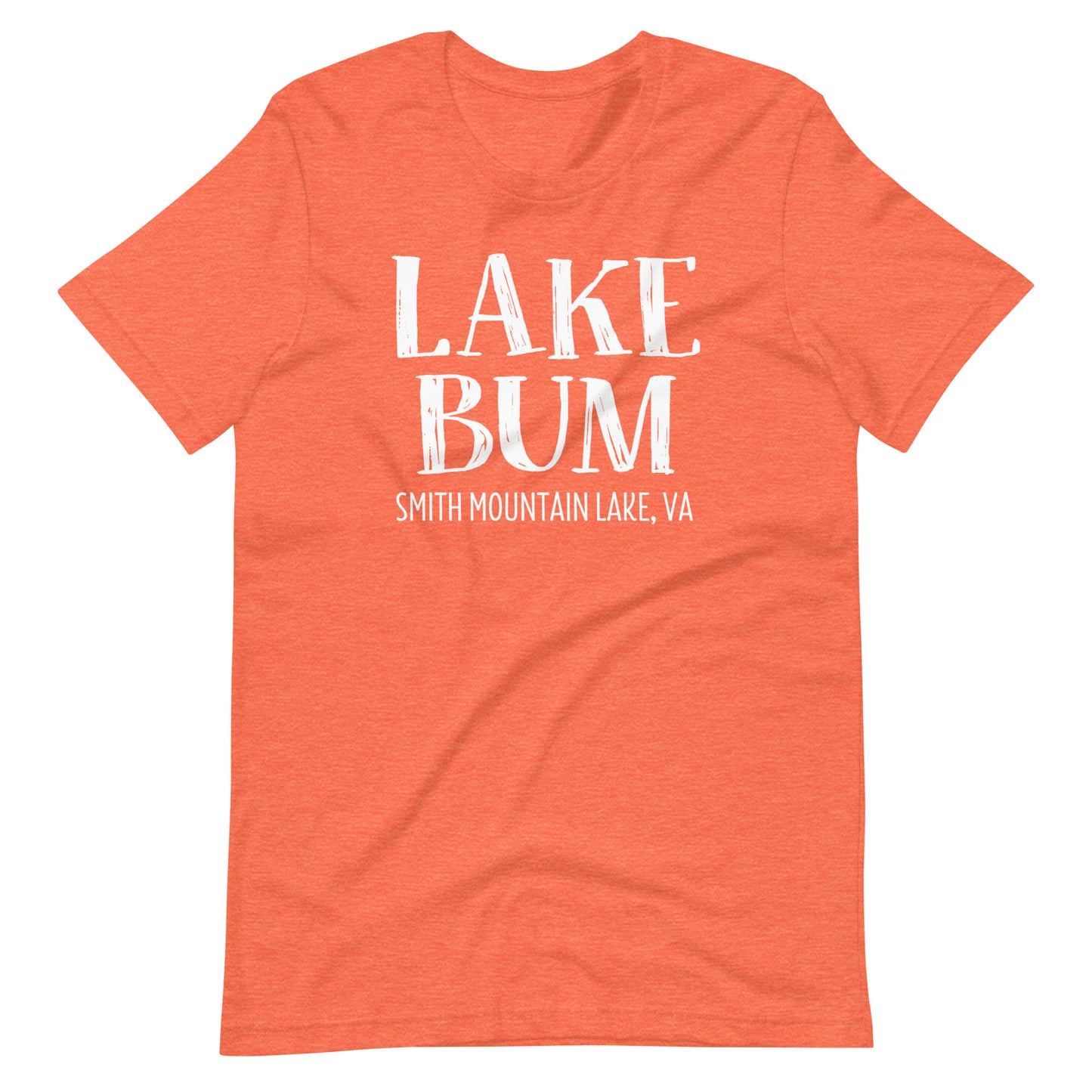 Lake Bum Stacked Design Smith Mountain Lake Short Sleeve Unisex T-Shirt