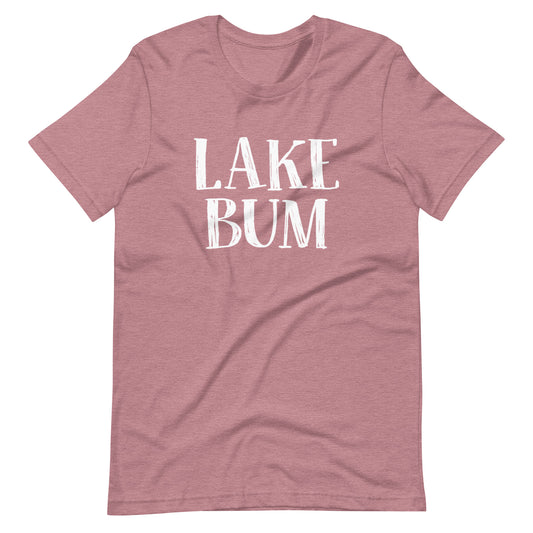 Lake Bum Stacked Short Sleeve Unisex T-Shirt