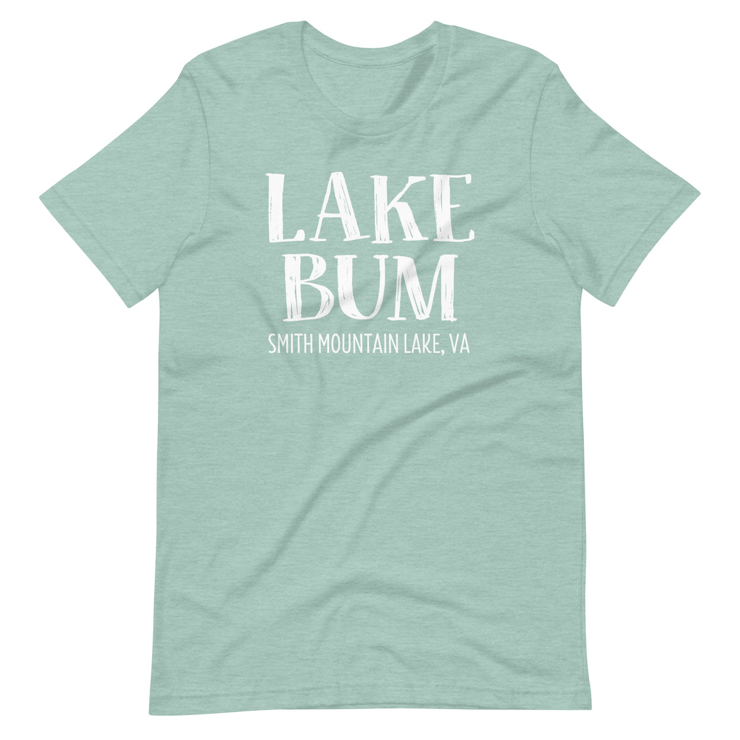 Lake Bum Stacked Design Smith Mountain Lake Short Sleeve Unisex T-Shirt