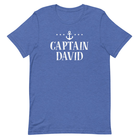 Personalized Boat Captain Short Sleeve Unisex T-shirt