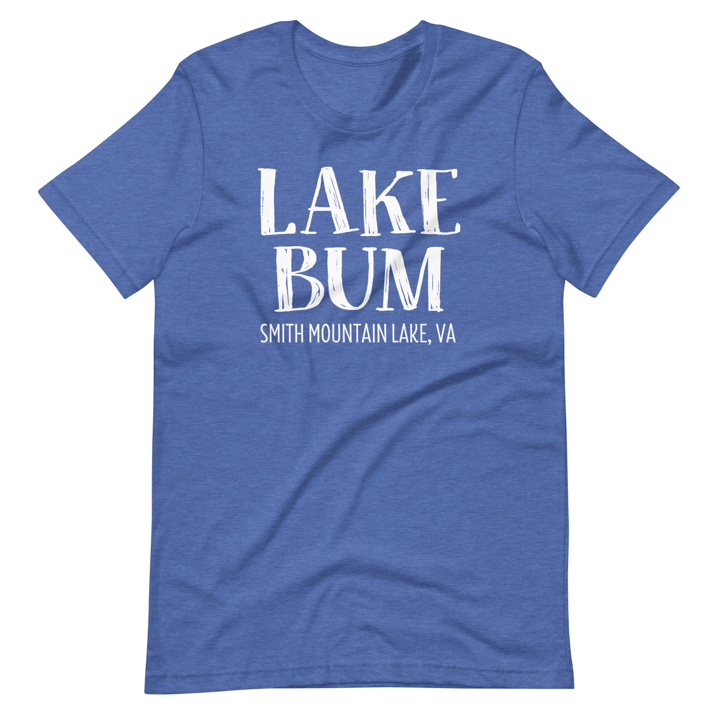 Lake Bum Stacked Design Smith Mountain Lake Short Sleeve Unisex T-Shirt