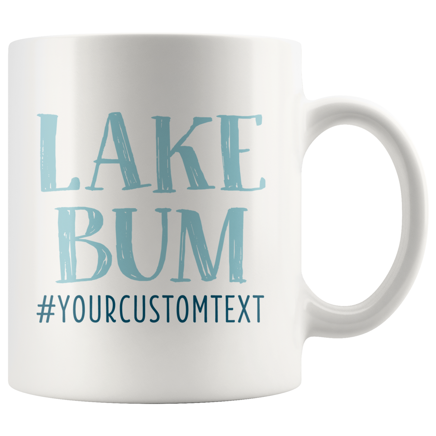 Lake Bum Design Custom Coffee Mug