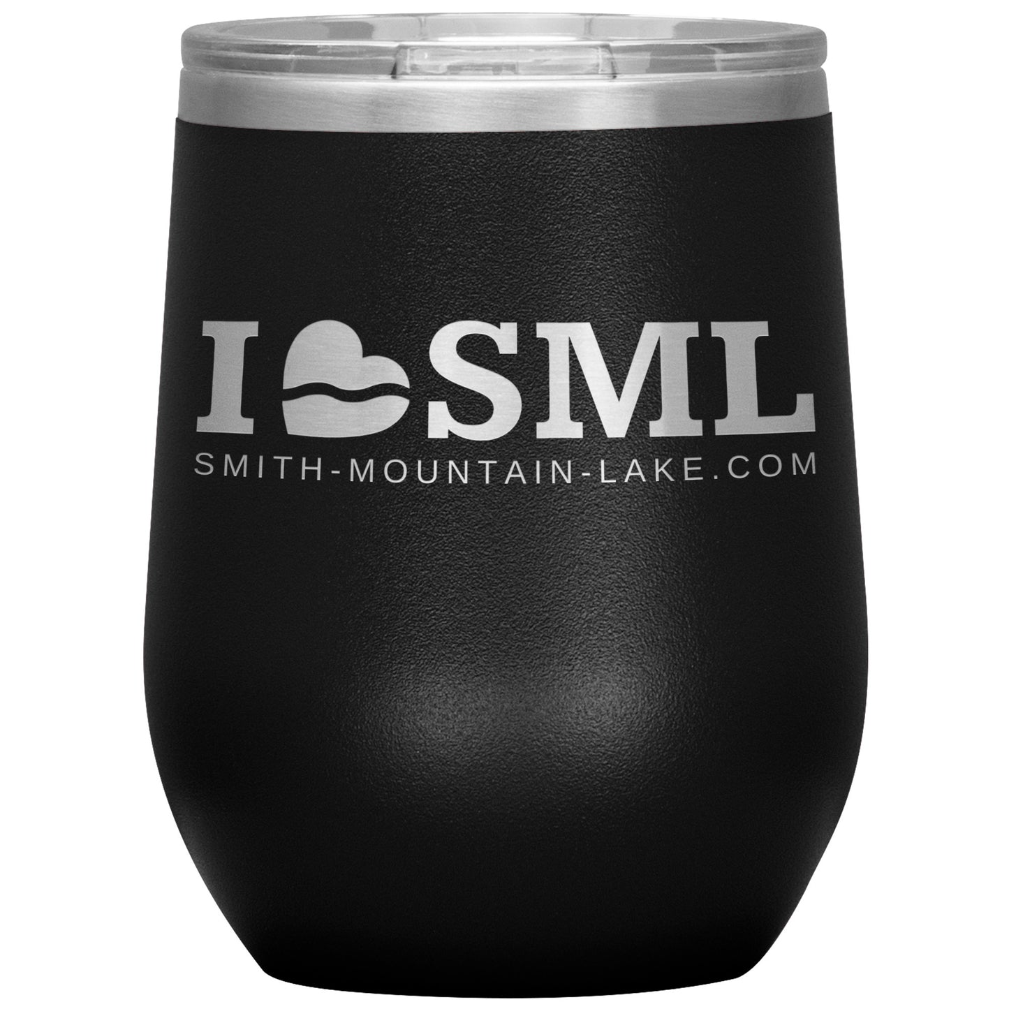 I Love Smith Mountain Lake Insulated Wine Tumbler