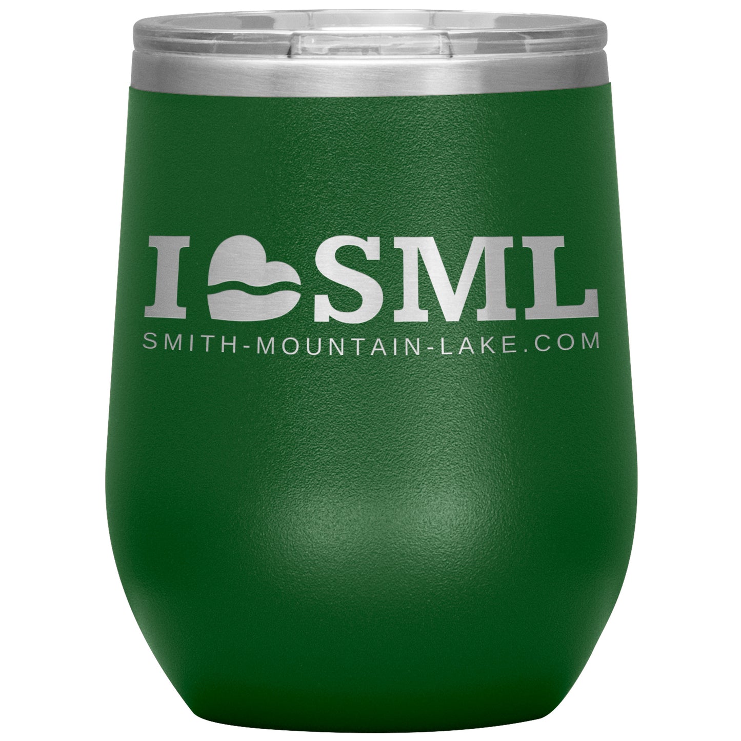 I Love Smith Mountain Lake Insulated Wine Tumbler