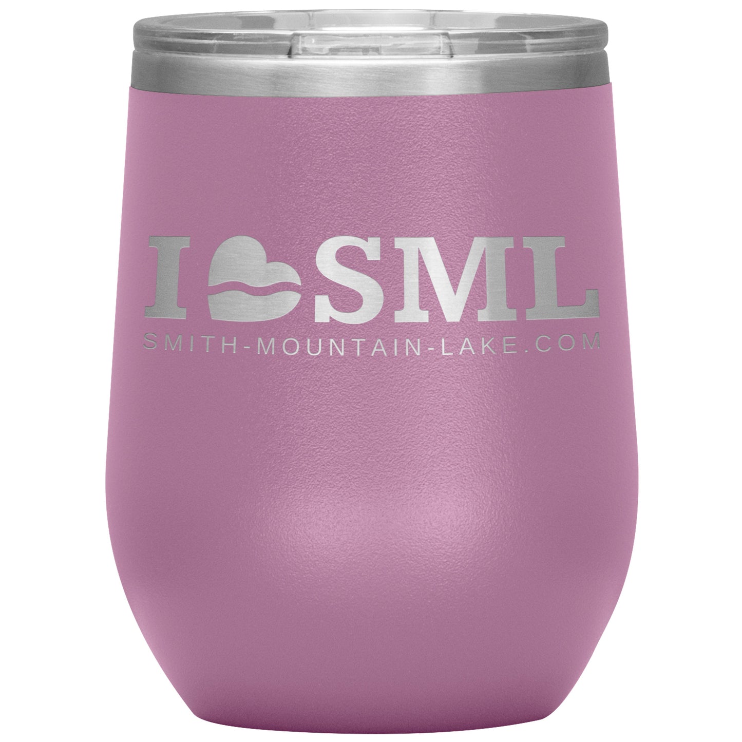 I Love Smith Mountain Lake Insulated Wine Tumbler