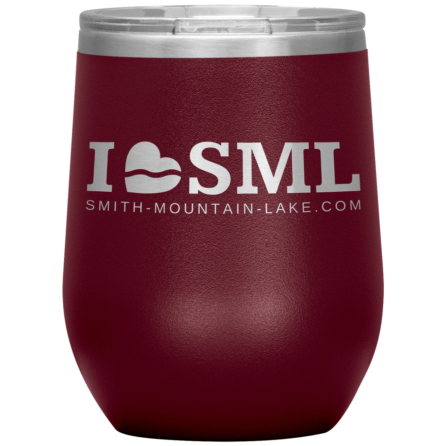 I Love Smith Mountain Lake Insulated Wine Tumbler