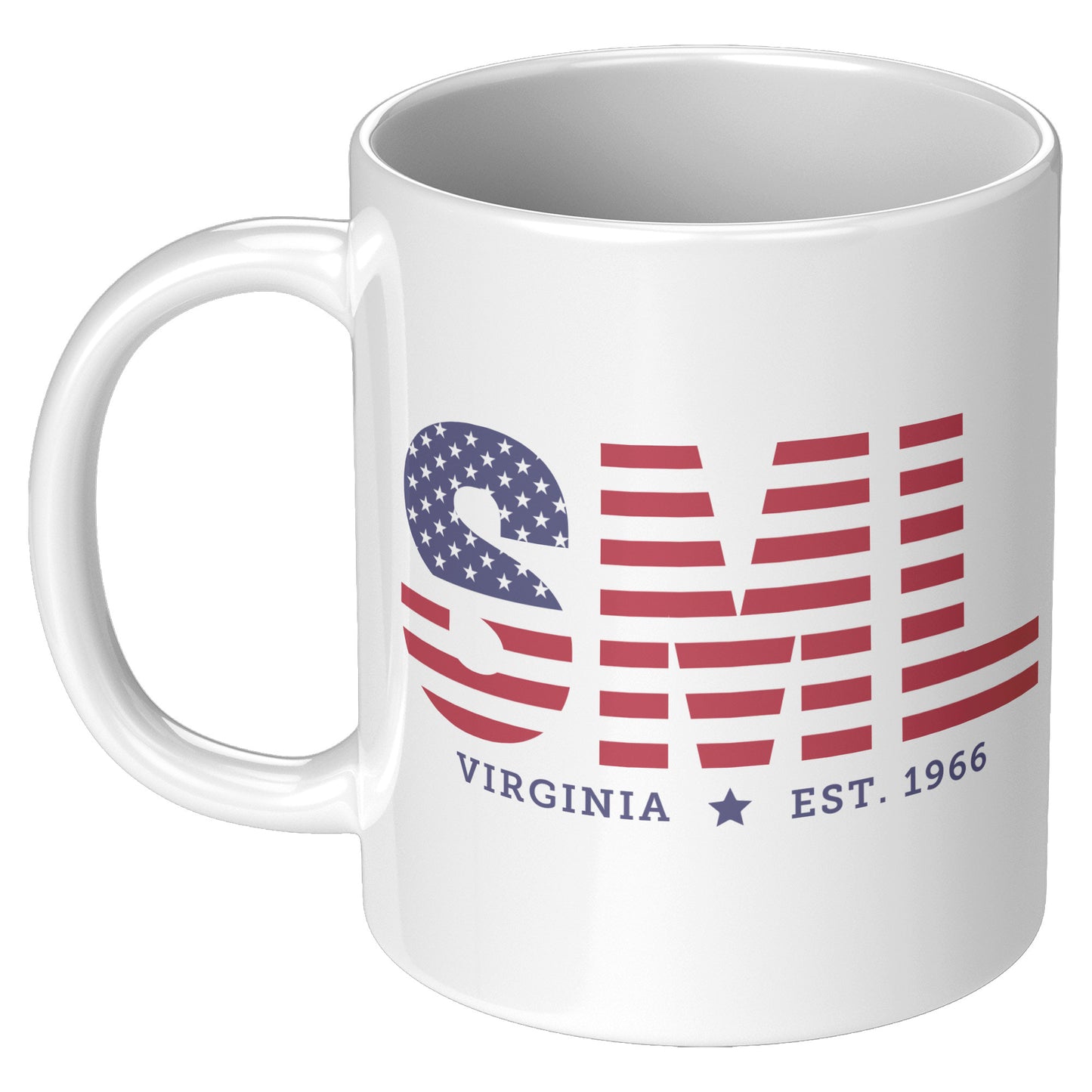 Patriotic Smith Mountain Lake, VA, Coffee Mug