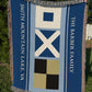 Personalized Smith Mountain Lake Woven Blanket - Family Name & SML Nautical Flags Throw Blanket