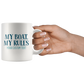 My Boat, My Rules Custom Coffee Mug