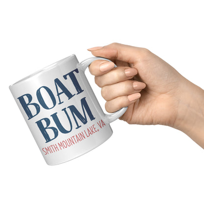 Boat Bum - Smith Mountain Lake, VA Funny Coffee Mug