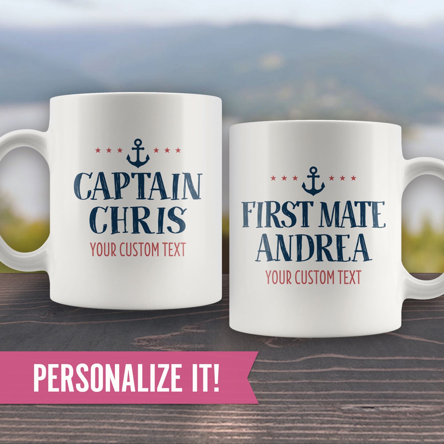 Captain /  First Mate Coffee Mug