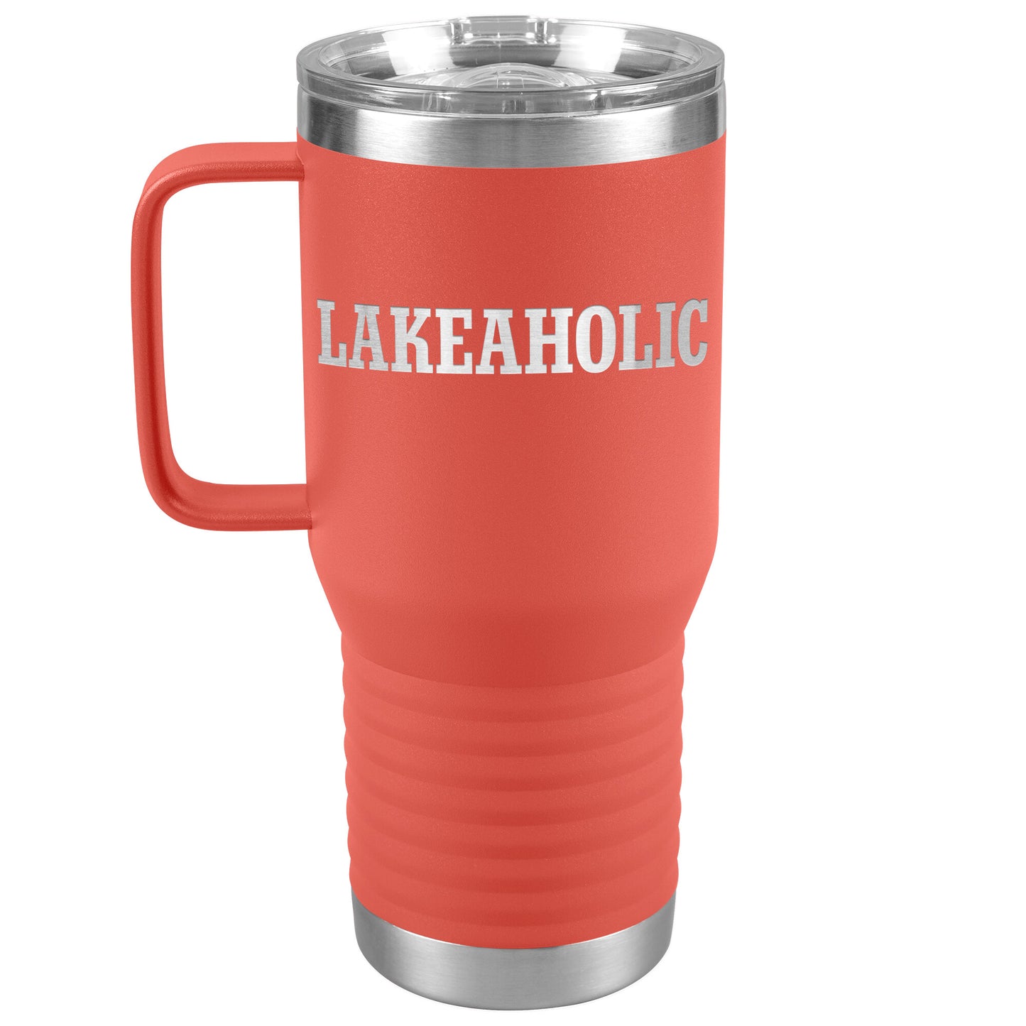 Lakeaholic Funny Drink Tumbler - Insulated Laser Etched Cup