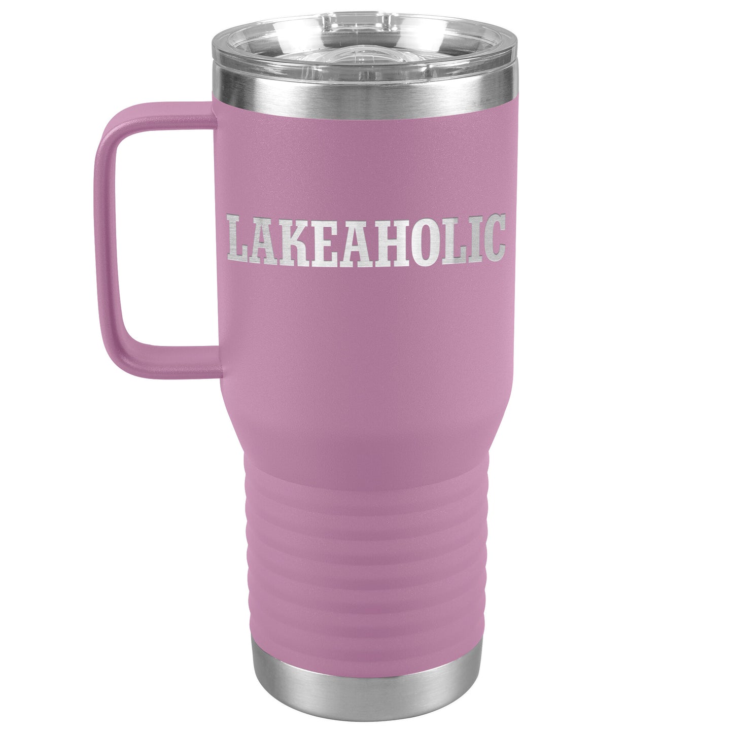 Lakeaholic Funny Drink Tumbler - Insulated Laser Etched Cup