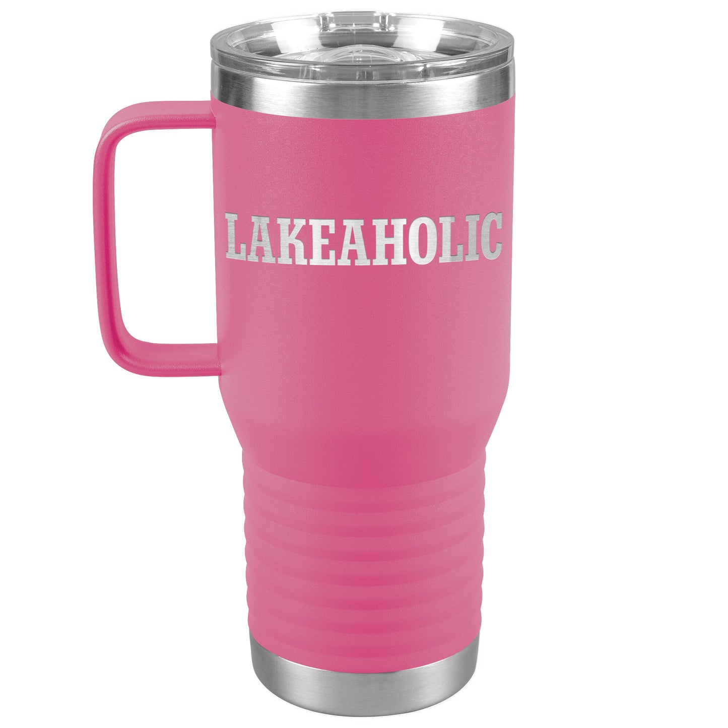 Lakeaholic Funny Drink Tumbler - Insulated Laser Etched Cup