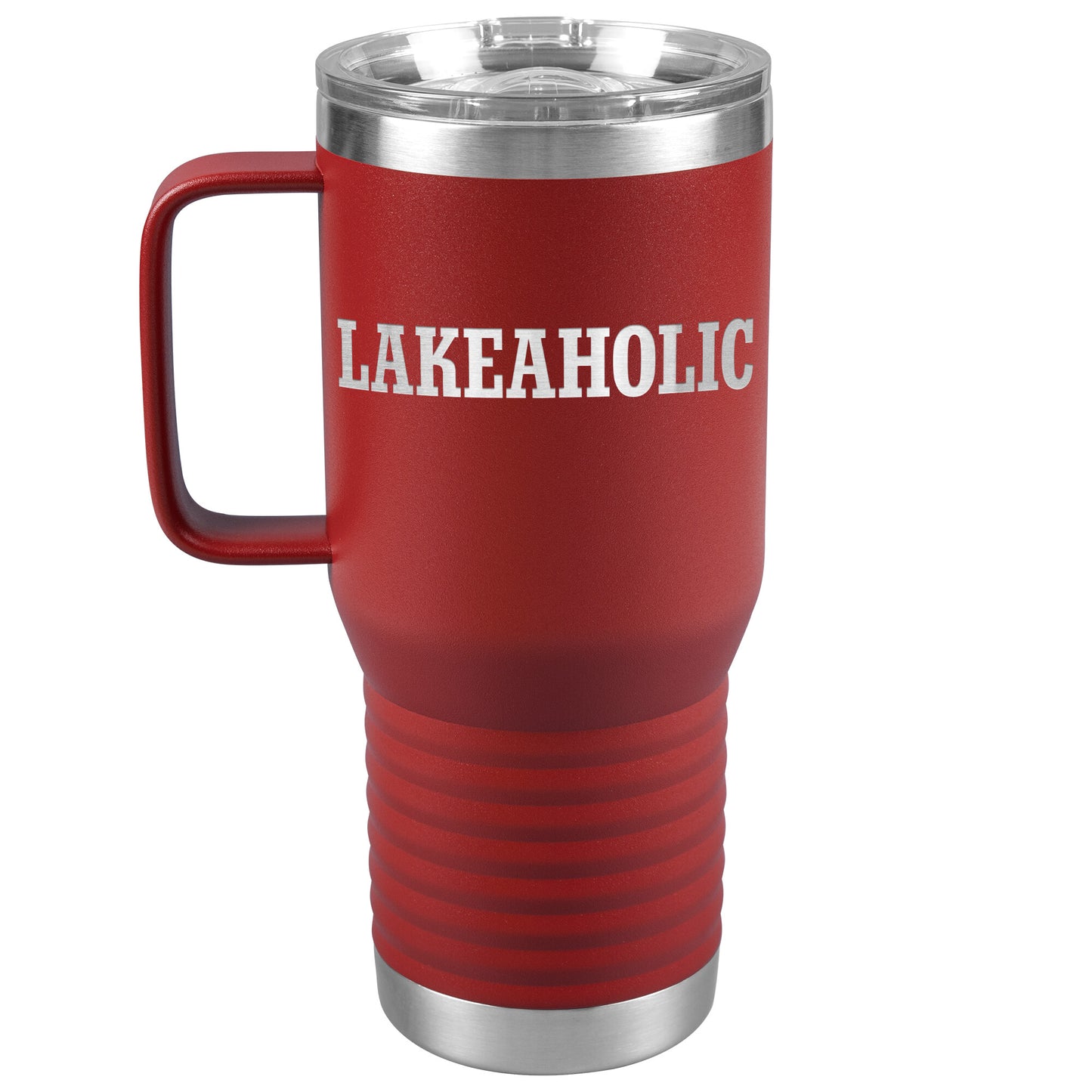 Lakeaholic Funny Drink Tumbler - Insulated Laser Etched Cup