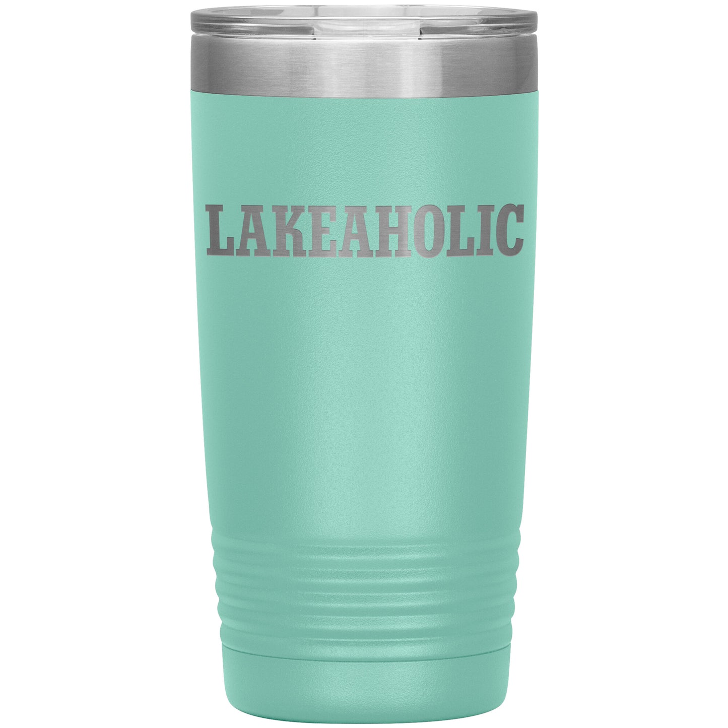 Lakeaholic Funny Drink Tumbler - Insulated Laser Etched Cup