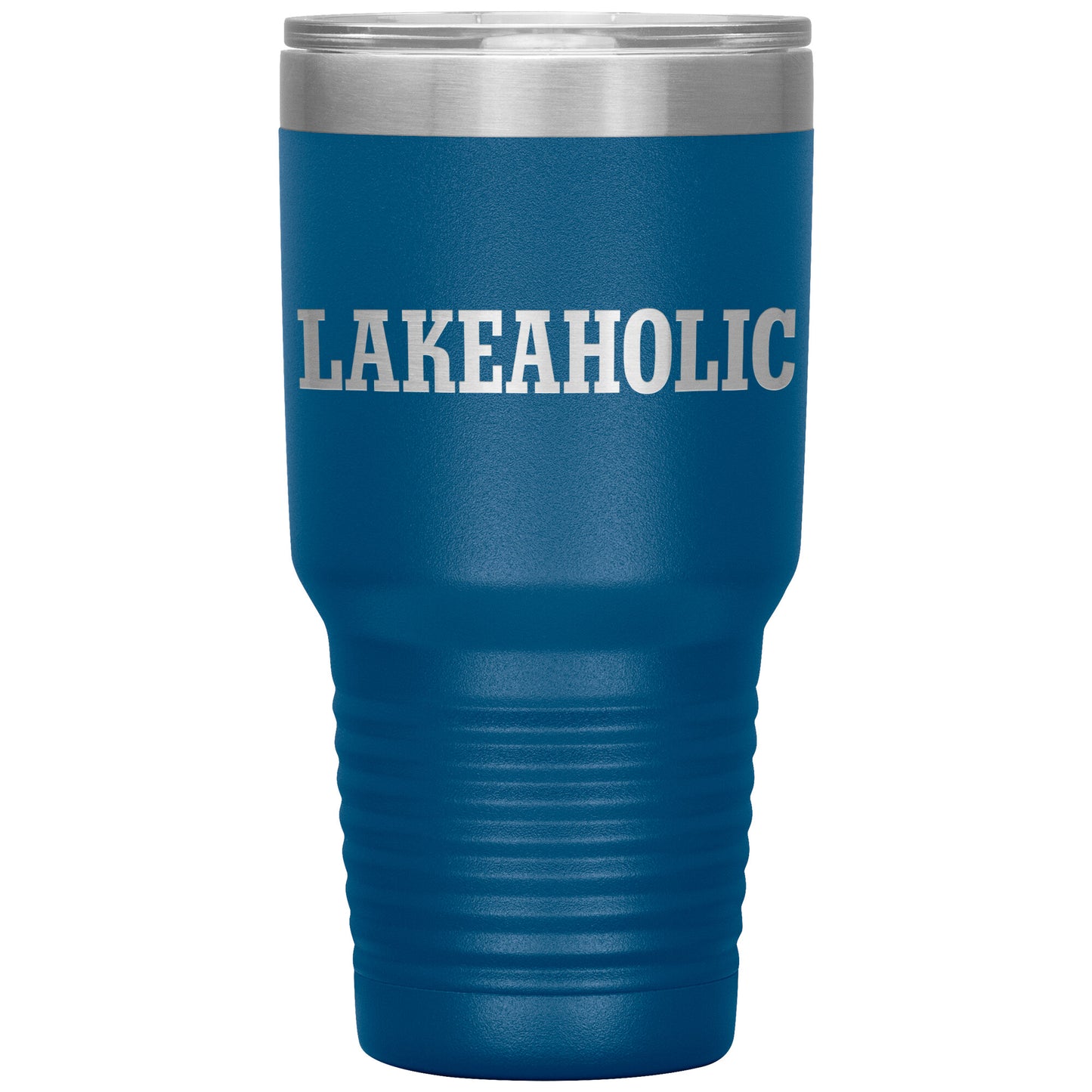 Lakeaholic Funny Drink Tumbler - Insulated Laser Etched Cup