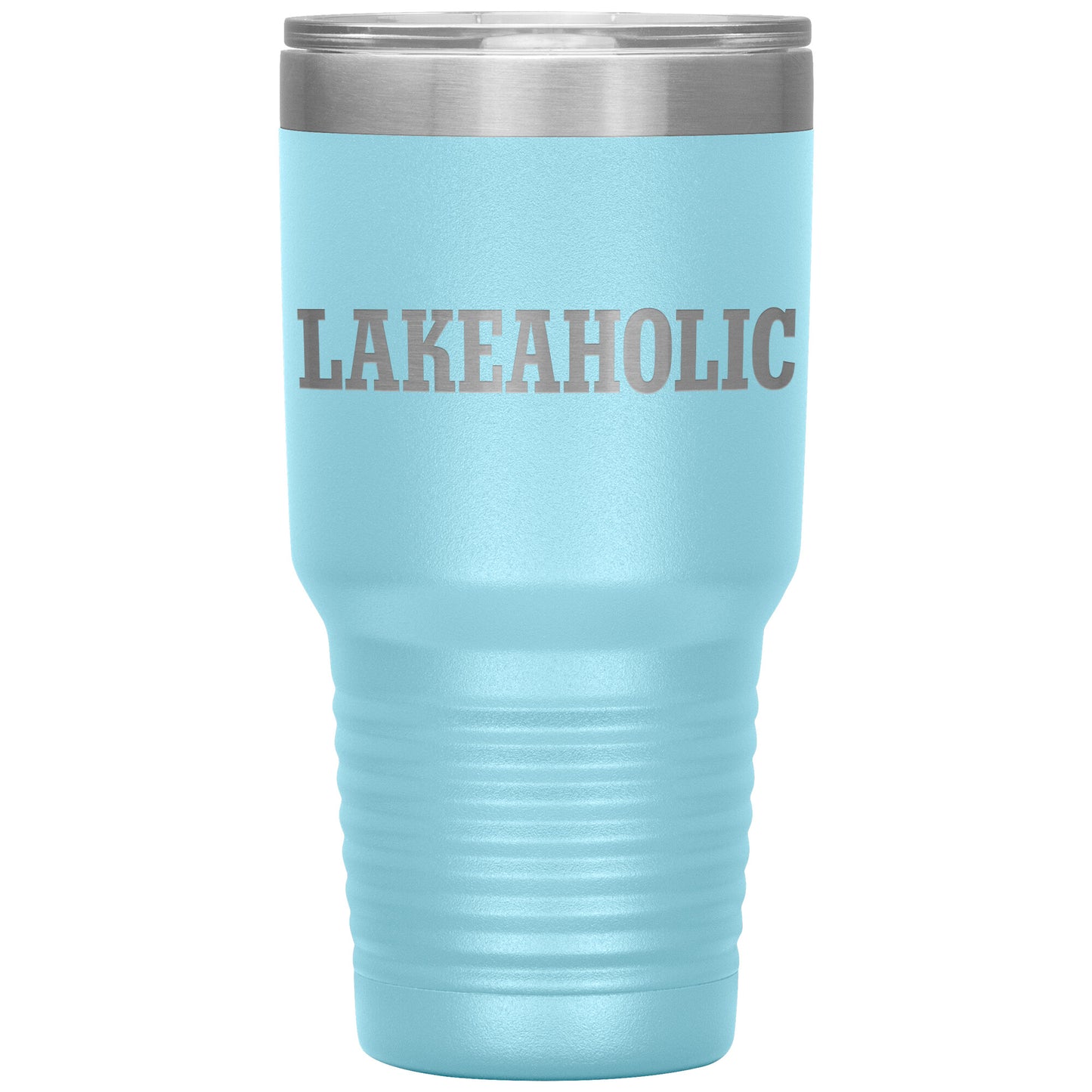 Lakeaholic Funny Drink Tumbler - Insulated Laser Etched Cup