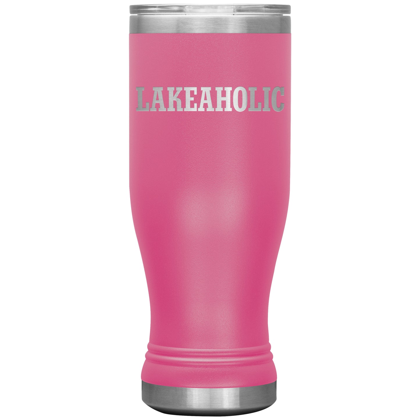 Lakeaholic Funny Drink Tumbler - Insulated Laser Etched Cup