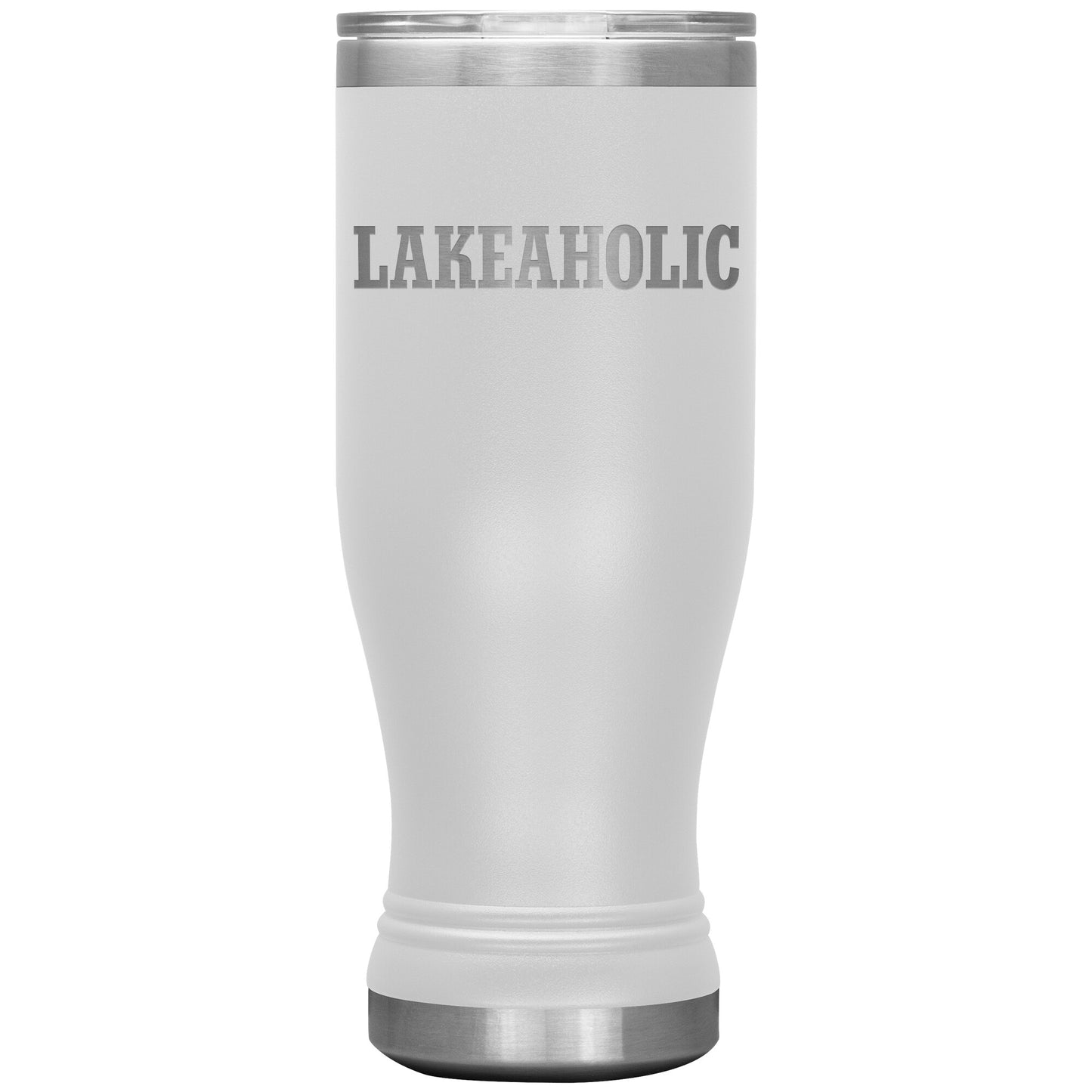 Lakeaholic Funny Drink Tumbler - Insulated Laser Etched Cup