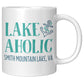 Lakeaholic with Anchor - Smith Mountain Lake, VA Funny Coffee Mug